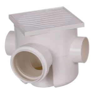Caixa Sifonada para Gordura Tigre Quadrada 71 100 X 100 X 50 MM Branco